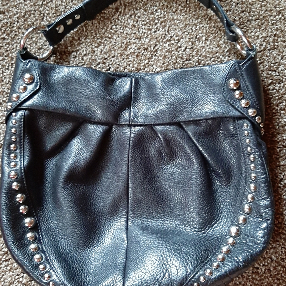 COPY - B MAKOWSKY Black leather bag